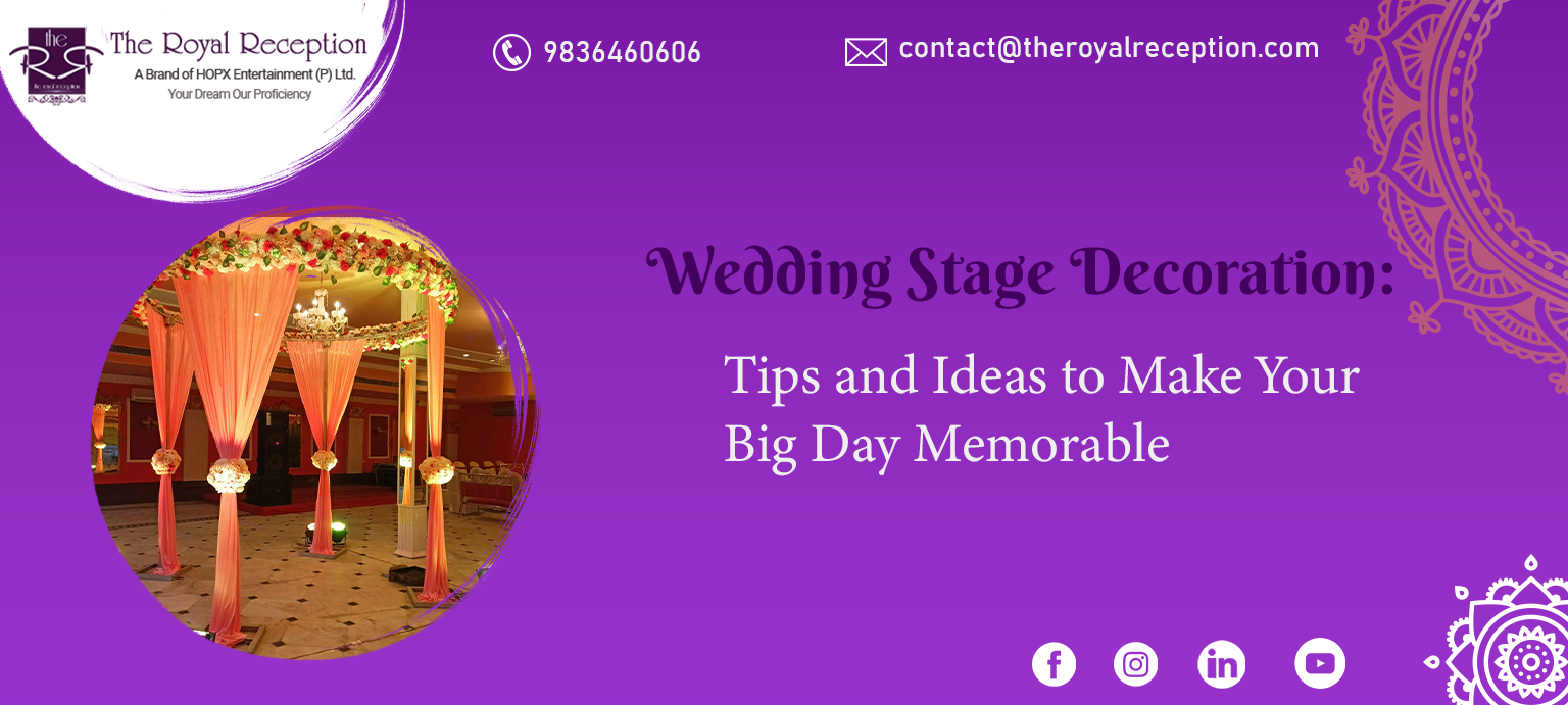 Low Budget Wedding Stage Decoration Ideas - The Royal Reception